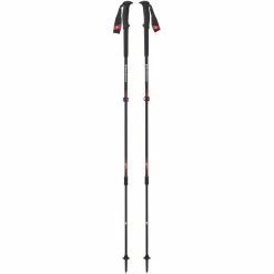 Black Diamond Trail Pro Trekking Poles fire red