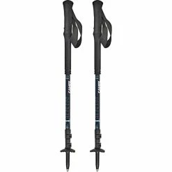 CAMPZ Komperdell Powerlock Hiking Poles Tour black