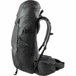 Deuter Aircontact Lite 40 + 10 Backpack graphite/black -Hiking Equipment Sales Store deuter aircontact lite 40 10 backpack graphite black 4
