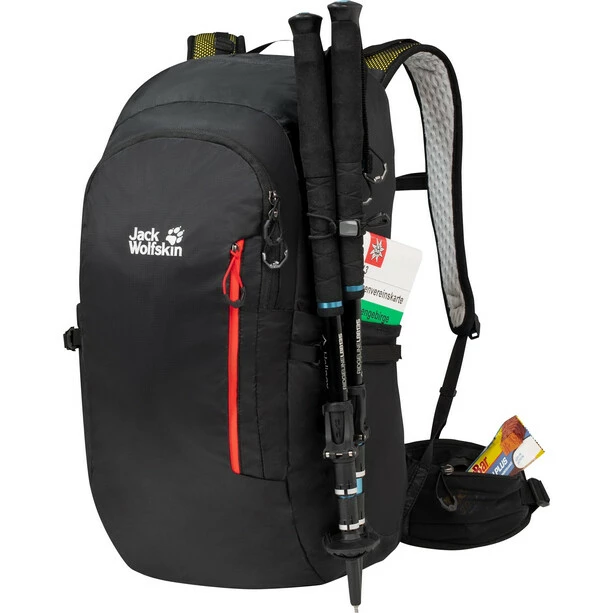 Jack Wolfskin Athmos Shape 28 Backpack black 2 Jack Wolfskin Athmos Shape 28 Backpack black - Image 2