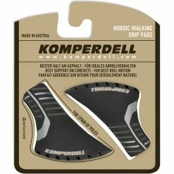 Komperdell Nordic Walking Pads 2-Color Vulcanized black/silver
