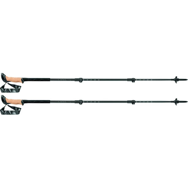 LEKI Black Series Carbon Trekking Poles black-black gray-dark anthracite 1 LEKI Black Series Carbon Trekking Poles black-black gray-dark anthracite
