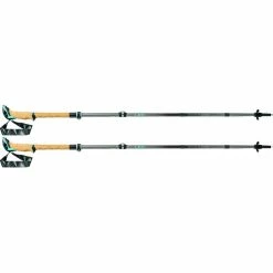 LEKI Cressida FX Carbon Trekking Poles brownmetallic-mint-chocolate brown metallic