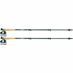LEKI Cross Trail Lite Carbon Cross Trail Poles black-white-naturalcarbon