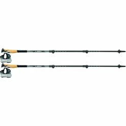LEKI Cross Trail Lite TA Cross Trail Poles black-white-lightblue