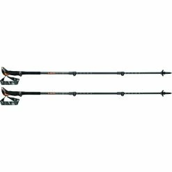 LEKI Makalu Lite Trekking Poles orange-black-dark anthracite