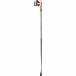 LEKI Smart Flash Walking Poles Smart Tip black/dark anthracite/red
