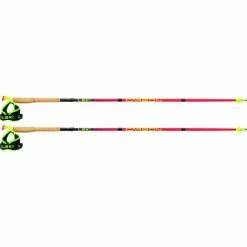 LEKI Ultratrail FX.One Folding Running Poles bright red-black-neonyellow