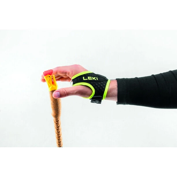 LEKI Ultratrail FX.One Folding Running Poles bright red-black-neonyellow 4 LEKI Ultratrail FX.One Folding Running Poles bright red-black-neonyellow - Image 4