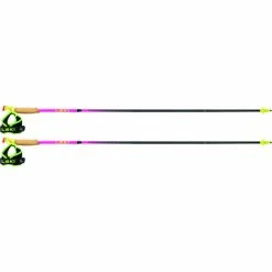 LEKI Ultratrail FX.One Superlite Folding Running Poles neonpink-neonyellow-naturalcarbon